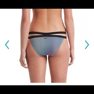 Nike Women's Color Fade Strappy Swimsuit Bikini Bottom, Beach large new